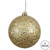 Vickerman N591208DQ 4.75" Gold Sequin Ball Drilled 4/Bag