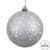 Vickerman N591507DQ 6" Silver Sequin Ball Drilled 4/Bag