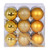 Vickerman N220160 2.4" Gold Silver Ornament Asst 18/box