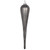 Vickerman MT195087D 11" Pewter Glitter Drop Ornament 3/Bag