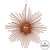  Vickerman M184588 6.5" Copper Glitt Snowflake Burst 6/Bg