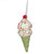Vickerman MC224773 5.75" Lime Ice Cream Cone Ornament 3/bag