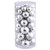  Vickerman N112207A 1.5"-2" Silver Balls Shiny/Matte 50/Box