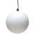 Vickerman N592011DCV 8" White Candy Ball UV Drilled Cap