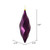 Vickerman M183129S 8" Periwinkle Shiny Swirl Finial 6/Bag