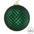 Vickerman N188574D 4" Midnight Green Durian Glitt Ball 6/Bg