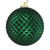 Vickerman N188574D 4" Midnight Green Durian Glitt Ball 6/Bg