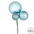 Vickerman N193132 18" Baby Blue Ornament Pick 3/Bg