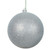 Vickerman N591007DG 4" Silver Glitter Ball Drilled 6/Bag
