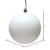 Vickerman N590811DCV 3" White Candy Ball UV 12/Bag