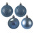 Vickerman N590829 3" Periwinkle 4 Finish Orn Asst 16/Box