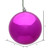 Vickerman N590870DSV 3" Fuchsia Shiny Ball UV 12/Bag