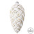 Vickerman MT202408 8" Gold Brushed Pinecone Ornament 2/Bag
