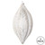 Vickerman MT203038 6" Champagne Feather Christmas Ornament