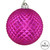  Vickerman N188570D 4" Fuchsia Durian Glitter Ball 6/Bag