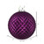 Vickerman N188726D 6" Plum Durian Glitt Ball Orn Drill 4/Bg