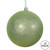  Vickerman N590854DG 3" Celadon Glitter Ball Drilled 12/Bag