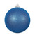 Vickerman N591002DG 4" Blue Glitter Ball Drilled 6/Bag