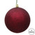  Vickerman N591265DG 4.75" Burgundy Glitter Ball Drilled 4/Bg