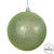 Vickerman N591554DG 6" Celadon Glitter Ball Drilled 4/Bag