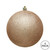 Vickerman N591580DG 6" Cafe Latte Glitter Ball Drilled 4/Bag