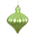 Vickerman N175854D 6" Celadon Matte Onion Drop 4/Bg