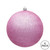 Vickerman N591079DG 4" Pink Glitter Ball Drilled 6/Bag