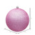  Vickerman N591079DG 4" Pink Glitter Ball Drilled 6/Bag