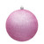 Vickerman N591079DG 4" Pink Glitter Ball Drilled 6/Bag