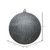 Vickerman N591587DG 6" Pewter Glitter Ball Drilled 4/Bag