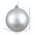 Vickerman N592007DMV 8" Silver Matte Ball UV Drilled Cap