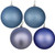 Vickerman N591529DA 6" Periwinkle 4 Fin Ball Asst Drill 4/Bg