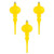 Vickerman N174578D - Yellow Finial Ornament