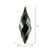 Vickerman M183164S - Moss Green Finial Ornament