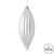  Vickerman M183207M - Silver Finial Ornament 