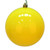  Vickerman N590878DSV - Yellow Ball Ornament 