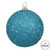  Vickerman N591512DQ 6" Turquoise Sequin Ball Drilled 4/Bag