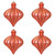 Vickerman N175871D - Coral Onion Ornament