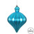 Vickerman N175812D - Turquoise Onion Ornament