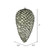  Vickerman N187223D 7" Wrought Iron Matte Glitt Pinecone 4Bg