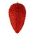  Vickerman N187303D - Red Pinecone Ornament 