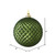  Vickerman N188564D 4" Moss Green Durian Glitter Ball 6/Bag