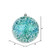  Vickerman N190142D - Teal Ball Ornament 