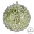  Vickerman N190173D 4" Lime Glitter Hail Ball 6/Bag