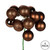  Vickerman N192576 - Mocha Ball Ornament 