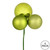  Vickerman N193073 18" Lime Ornament Pick 4/Bg