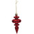 Vickerman N500003 4" Red Finial 4 Finish Asst 8/Bx