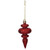 Vickerman N500003 4" Red Finial 4 Finish Asst 8/Bx