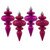  Vickerman N500070 - Fuchsia Finial Ornament 