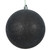 Vickerman N590817DG 3" Black Glitter Ball Drilled 12/Bag